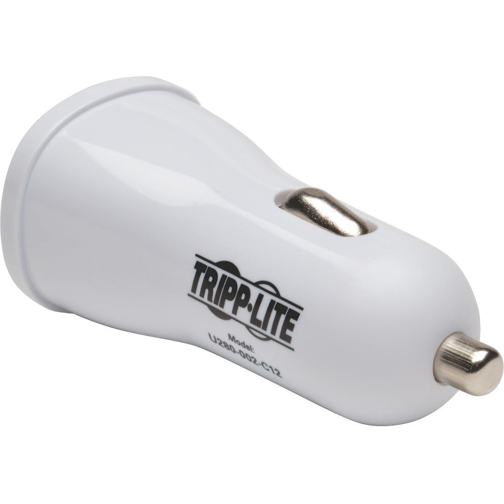 Tripp Lite Dual USB Tablet Phone Car Charger High Power Adapter 5V / 3.1A 15.5W - 12 V DC Input Voltage - 5 V DC Output Voltage - 3.10 A Output Current - U280-002-C12 - eCommerce Business Prime