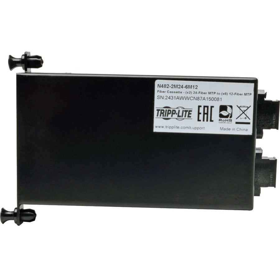 Tripp Lite 2 x 24 Fiber MTP/MPO to 6 x 12 Fiber MTP/MPO Breakout Cassette - MTP/MPO Breakout Cassette - N482-2M24-6M12 - eCommerce Business Prime