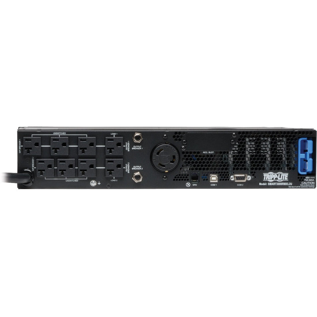 Tripp Lite UPS Smart 3000VA 2250W Rackmount AVR 120V Pure Sine Wave LCD USB DB9 2URM TAA - 2U Rack/Tower - 3.50 Minute Stand-by - 120 V AC Input - 120 V AC Output - 1 x NEMA L5-30R, 8 x NEMA 5-15/20R ...  - SM3000RM2UTAA - eCommerce Business Prime