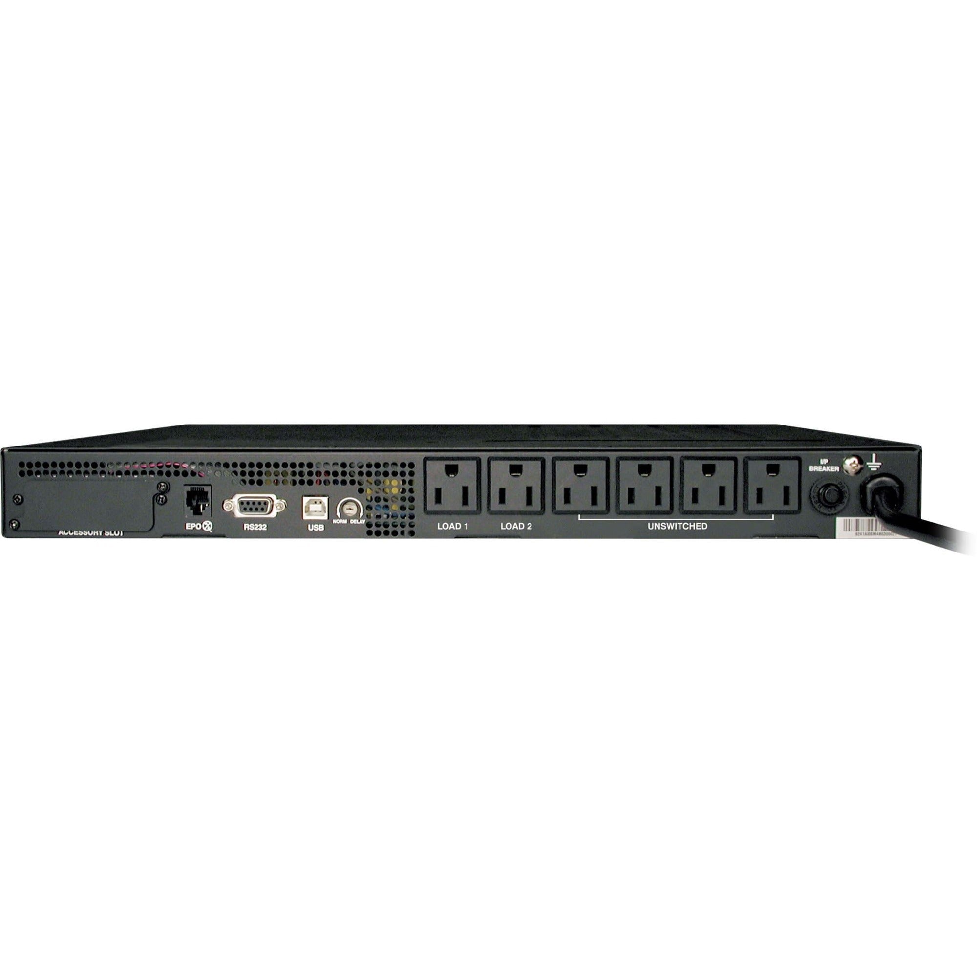Tripp Lite UPS Smart 1000VA 800W Rackmount AVR 120V Pure Sine Wave USB DB9 1URM TAA - 1000 VA/800 W - 4 Minute Stand-by Time - 1U Rack/Tower - 6 x NEMA 5-15R - Surge, Black Out, Brownout, Over Voltage...  - SM1000RM1UTAA - eCommerce Business Prime