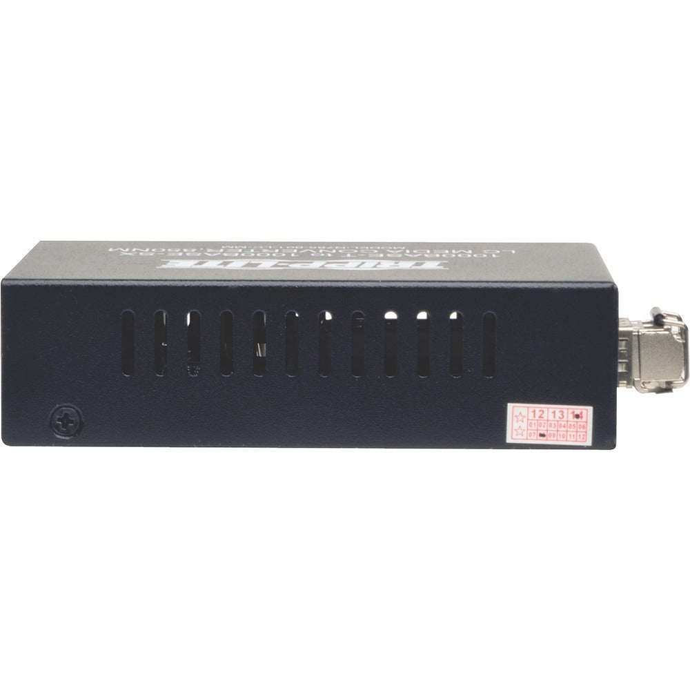 Tripp Lite LC Multimode Fiber Media Converter Gigabit RJ45 10/100/1000 550M 850nm - 1 x Network (RJ-45) - 10/100/1000Base-T, 1000Base-SX - Desktop - N785-001-LC-MM - eCommerce Business Prime