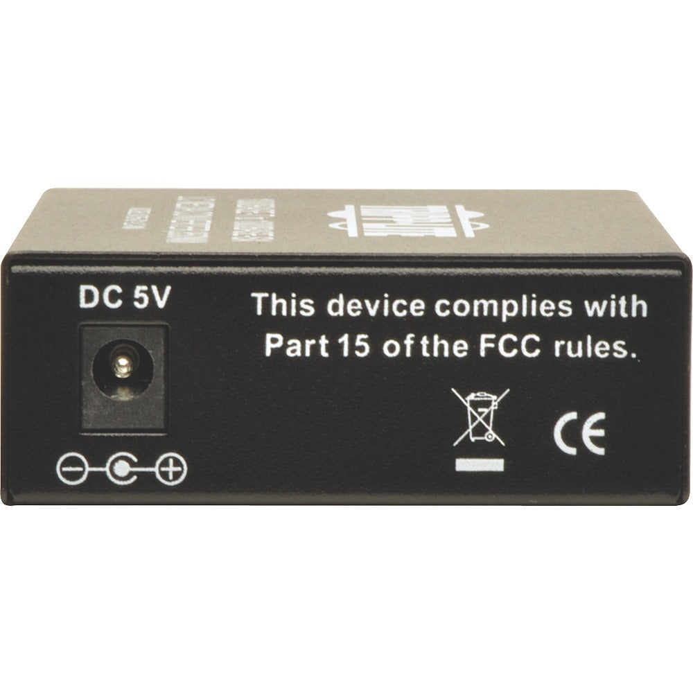 Tripp Lite LC Multimode Fiber Media Converter Gigabit RJ45 10/100/1000 550M 850nm - 1 x Network (RJ-45) - 10/100/1000Base-T, 1000Base-SX - Desktop - N785-001-LC-MM - eCommerce Business Prime