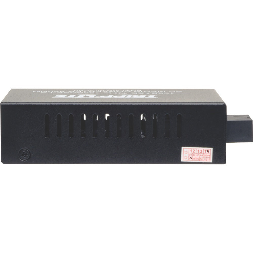 Tripp Lite 10/100 UTP to Multimode Fiber Media Converter RJ45 / SC 550M 850nm - 1 x Network (RJ-45) - 10/100Base-TX, 100Base-FX - Desktop - N784-001-SC-MM - eCommerce Business Prime