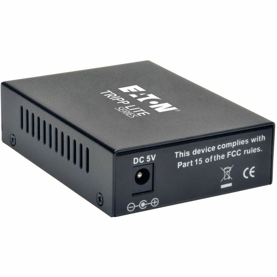 Tripp Lite SC Multimode Fiber Media Converter Gigabit 10/100/1000 RJ45 550M 850nm - 1 x Network (RJ-45) - 10/100/1000Base-T, 1000Base-SX - Desktop - N785-001-SC-MM - eCommerce Business Prime