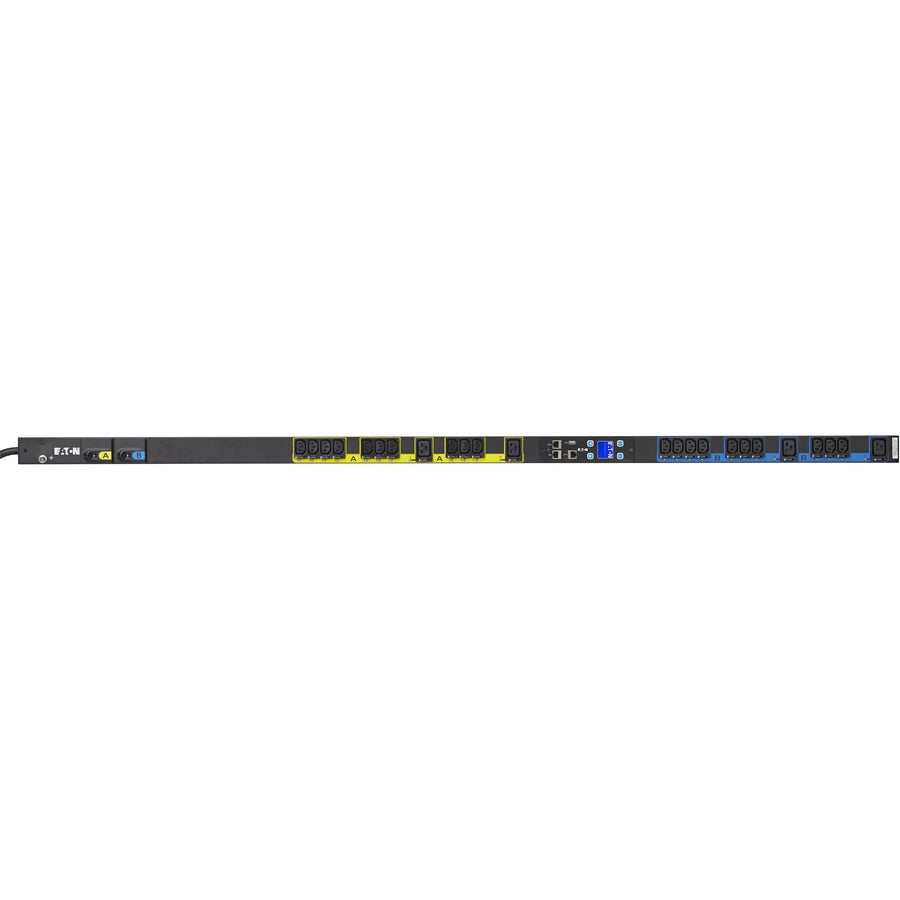 Eaton Managed Rack PDU 5.76 kW max 200-240V 24A 24 Outlet Single-Phase PDU - Switched - NEMA L6-30P - 20 x IEC 60320 C13, 4 x IEC 60320 C19 - 230 V AC - 5760 W - Network (RJ-45) - 38U - Vertical - EMA107-10 - eCommerce Business Prime