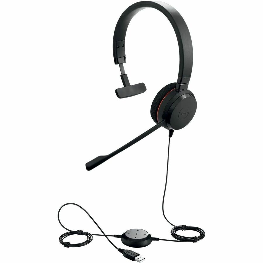 Jabra Evolve 20 UC Mono - Mono - USB, Mini-phone (3.5mm) - Wired - Over-the-head - Monaural - Supra-aural - Noise Cancelling Microphone - Noise Canceling - 4993-829-209 - eCommerce Business Prime