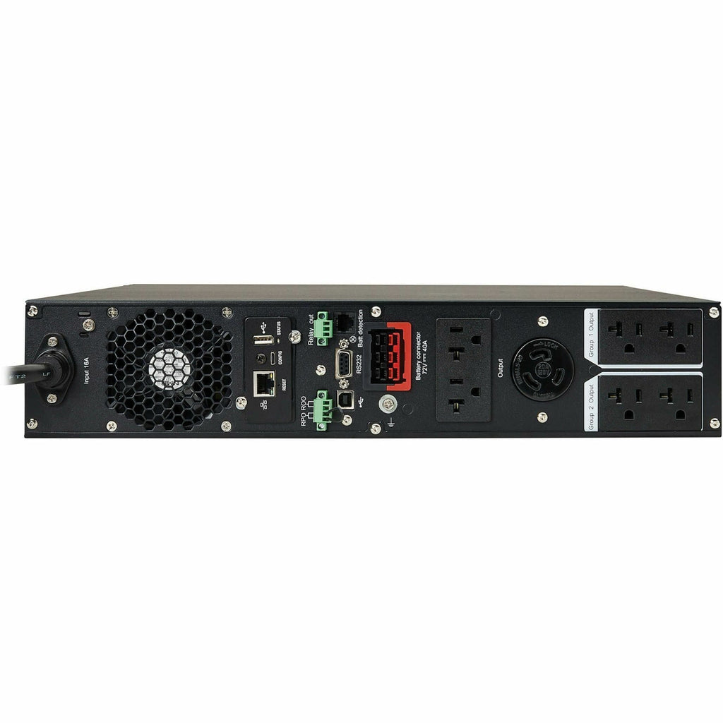 Tripp Lite UPS Smart Online 2200VA 1800W Rackmount 120V LCD USB DB9 Preinstalled SNMPWEBCARD 2URM - 2U Tower/Rack/Wall Mountable - 4 Minute Stand-by - 100 V AC, 110 V AC, 115 V AC, 120 V AC, 127 V AC ...  - SU2200RTXLCDN - eCommerce Business Prime