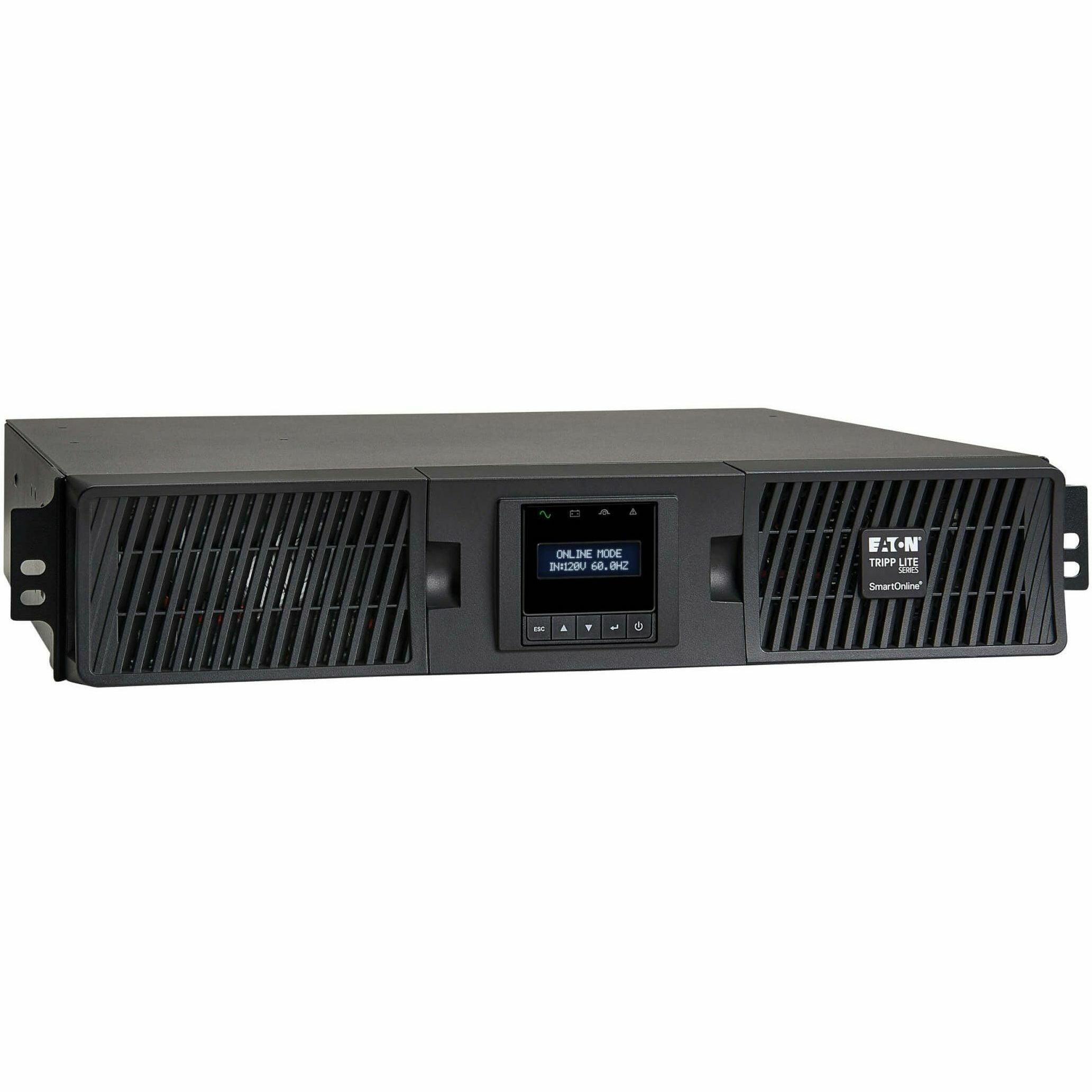 Tripp Lite UPS Smart Online 2200VA 1800W Rackmount 120V LCD USB DB9 Preinstalled SNMPWEBCARD 2URM - 2U Tower/Rack/Wall Mountable - 4 Minute Stand-by - 100 V AC, 110 V AC, 115 V AC, 120 V AC, 127 V AC ...  - SU2200RTXLCDN - eCommerce Business Prime
