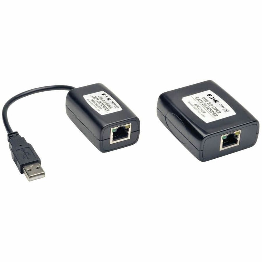 Tripp Lite 1-Port USB 2.0 over Cat5 Cat6 Extender Kit Video Transmitter & Receiver 164' - B203-101-PNP - eCommerce Business Prime