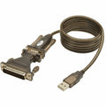 Tripp Lite USB to RS232 Serial Adapter Cable USB-A to DB25 DB9 M/M 5' 5ft - for Tablet PC, Phone, Camera, Modem, Notebook - 5 ft - 1 x Type A Male USB - 1 x DB-9 Male Serial - Gold-plated Contacts - S...  - U209-005-DB25 - eCommerce Business Prime