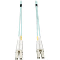 Tripp Lite 4M 10Gb Duplex Multimode 50/125 OM3 Fiber Cable LC/LC Aqua 13ft - LC/LC Aqua 13ft - N820-04M - eCommerce Business Prime