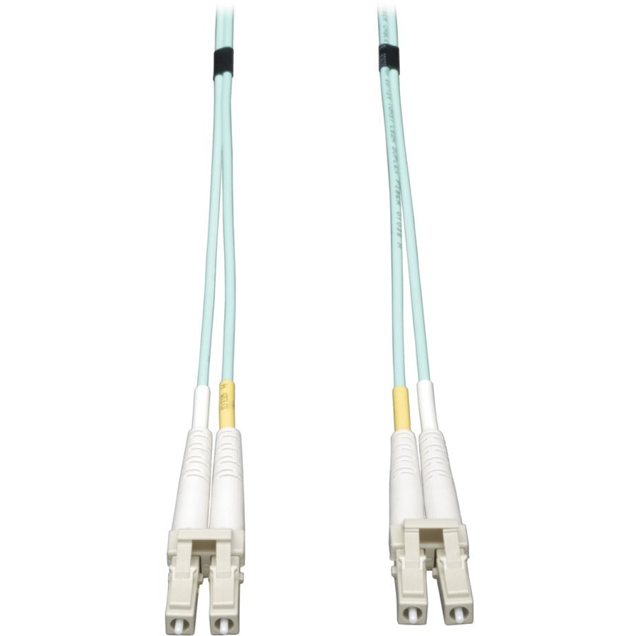 Tripp Lite 4M 10Gb Duplex Multimode 50/125 OM3 Fiber Cable LC/LC Aqua 13ft - LC/LC Aqua 13ft - N820-04M - eCommerce Business Prime