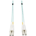 Tripp Lite 0.5M 10Gb Duplex Multimode 50/125 OM3 LSZH Fiber Cable LC/LC Aqua - Fiber Optic for Network Device - 1.67 ft - 2 x LC Male Network - 2 x LC Male Network - N820-20N - eCommerce Business Prime