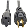 Tripp Lite 1ft Power Cord Adapter Cable 5-15P to 5-15R Heavy Duty 15A 14AWG 1' - 120 V AC15 A - Black - 1 ft Cord Length - P025-001 - eCommerce Business Prime