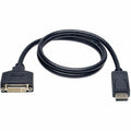 Tripp Lite DisplayPort to DVI Adapter Video Converter DP to DVI-I M/F 3ft - 3 ft DisplayPort/DVI Video Cable for Monitor, Video Device - First End: 1 x DisplayPort Digital Audio/Video - Male - Second ...  - P134-003 - eCommerce Business Prime