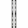 Tripp Lite 45U Rack Enclosure Server Cabinet Vertical Cable Management Bars - Cable Strain Relief Bar - Black - 2 Pack - 45U Rack Height - SRVRTBAR45 - eCommerce Business Prime