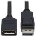 Tripp Lite 6ft DisplayPort Extension Cable with Latches Video / Audio HDCP DP Extension M/F - DisplayPort for Home Theater System, Audio/Video Device, Monitor - Extension Cable - 6 ft - 1 x DisplayPor...  - P579-006 - eCommerce Business Prime