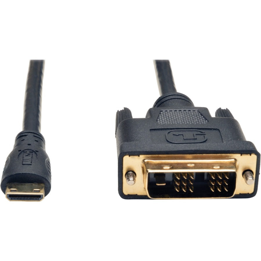 Tripp Lite 10ft Mini HDMI to DVI-D Digital Monitor Adapter Video Converter Cable M/M 10' - HDMI/DVI for Video Device, Camcorder, Digital Camera, Monitor - 10 ft - 1 x Mini HDMI Male Digital Audio/Vide...  - P566-010-MINI - eCommerce Business Prime