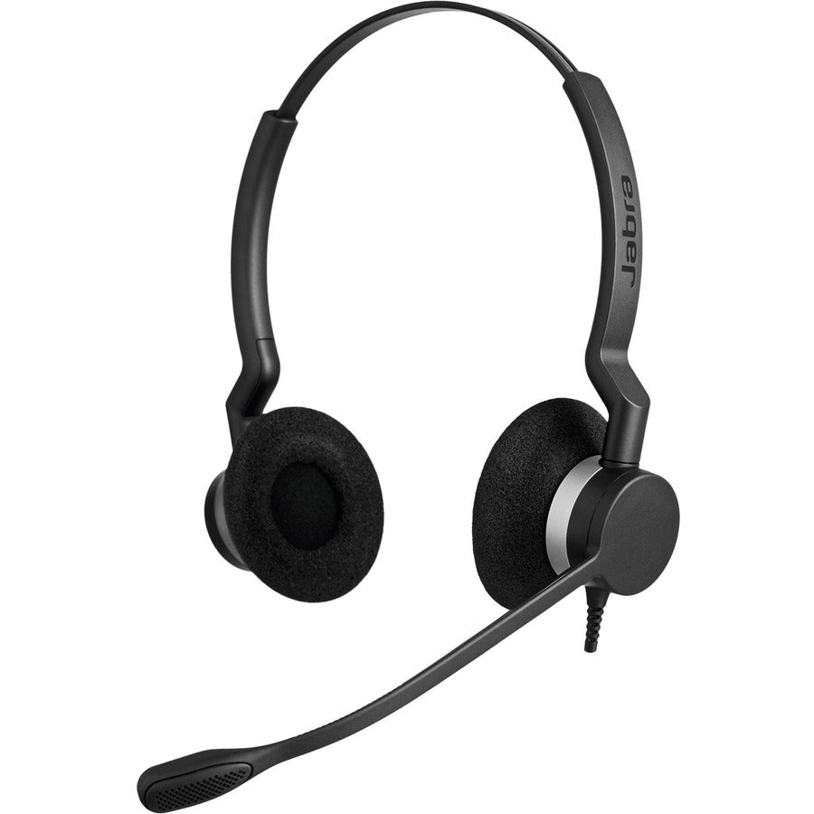 Jabra BIZ 2300 Headset - Stereo - USB Type A - Wired - Over-the-head - Binaural - Supra-aural - Noise Cancelling Microphone - Black - 2399-829-119 - eCommerce Business Prime