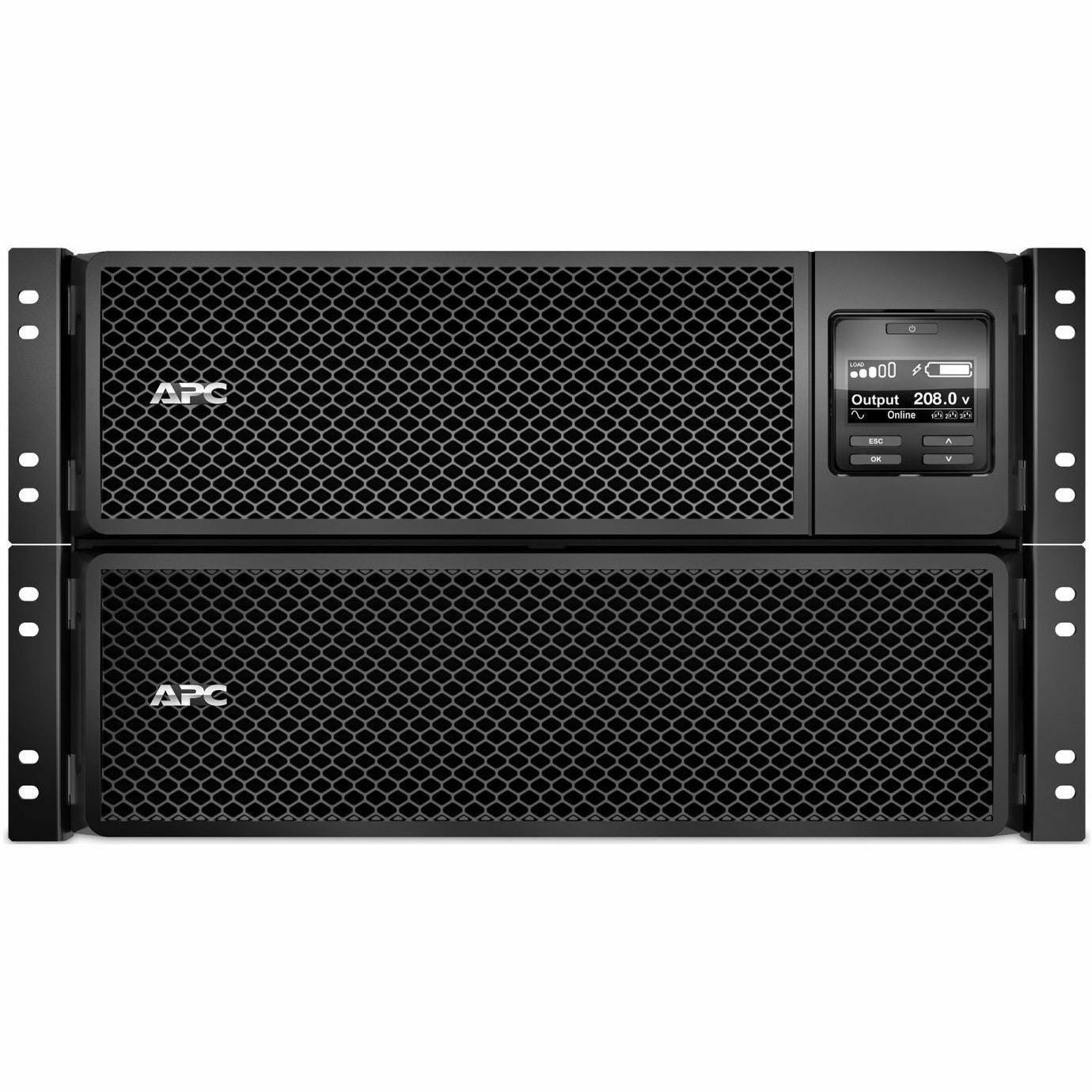 APC by Schneider Electric Smart-UPS SRT 8000VA RM 208V - 6U Rack-mountable - 1.50 Hour Recharge - 5 Minute Stand-by - 208 V AC Input - 208 V AC Output - 1 x Hard Wire 3-wire (2PH + G), 4 x NEMA L6-20R...  - SRT8KRMXLT - eCommerce Business Prime