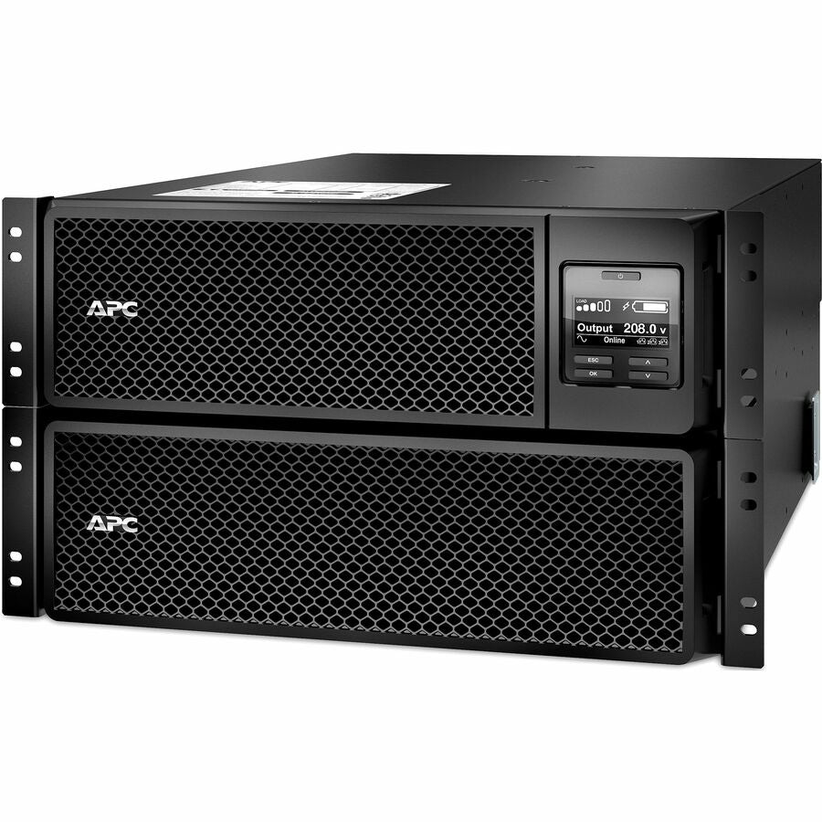 APC by Schneider Electric Smart-UPS SRT 8000VA RM 208V - 6U Rack-mountable - 1.50 Hour Recharge - 5 Minute Stand-by - 208 V AC Input - 208 V AC Output - 1 x Hard Wire 3-wire (2PH + G), 4 x NEMA L6-20R...  - SRT8KRMXLT - eCommerce Business Prime