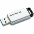 Verbatim 32GB Store 'n' Go Secure Pro USB 3.0 Flash Drive with AES 256 Hardware Encryption - Silver - 32 GB - 1pk - 98665 - eCommerce Business Prime