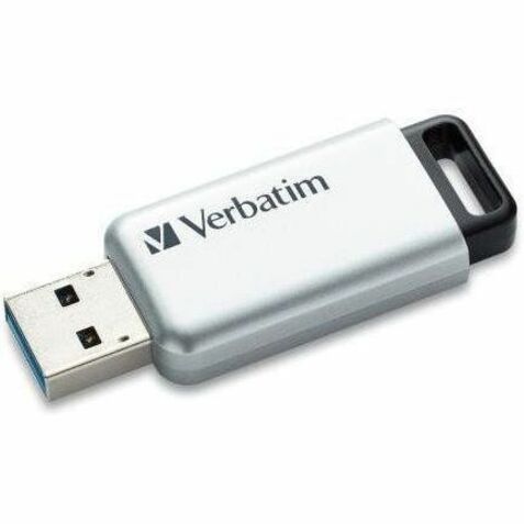 Verbatim 32GB Store 'n' Go Secure Pro USB 3.0 Flash Drive with AES 256 Hardware Encryption - Silver - 32 GB - 1pk - 98665 - eCommerce Business Prime