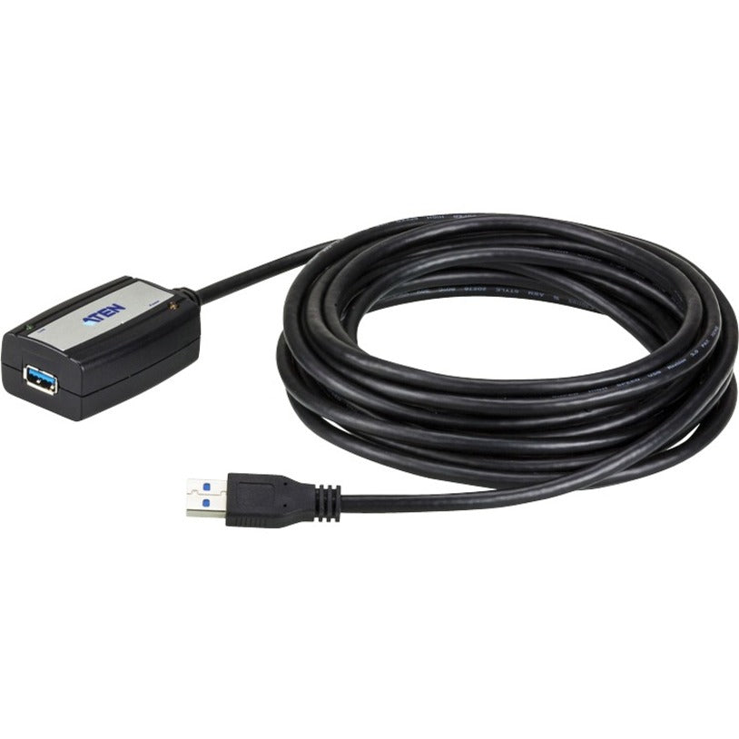 ATEN 5m USB 3.1 Gen1 Extender Cable - 16.40 ft USB Data Transfer Cable - First End: 1 x USB 3.1 Type A - Male - Second End: 1 x USB 3.1 Type A - Female - 5 Gbit/s - Extension Cable - 1 - UE350A - eCommerce Business Prime