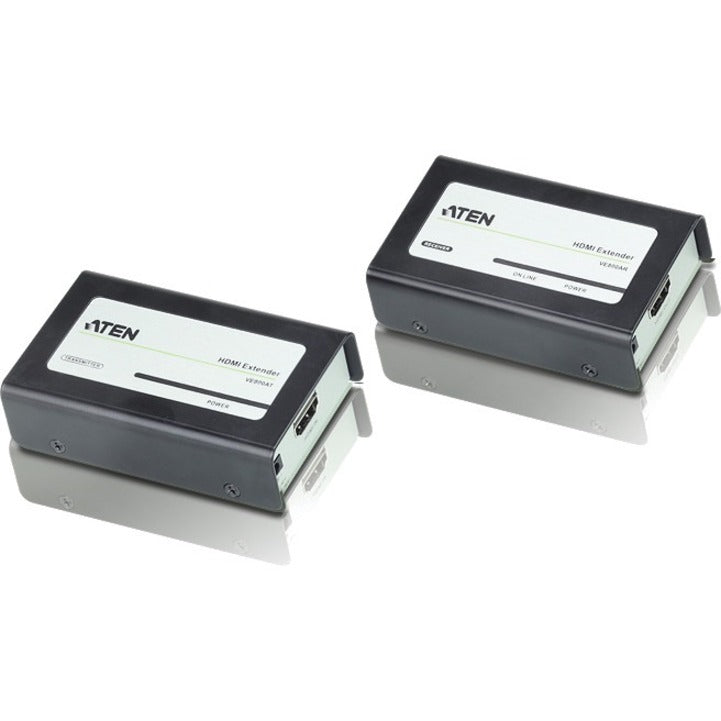 ATEN VE800A HDMI Extender - 1 Input Device - 1 Output Device - 196.85 ft Range - 4 x Network (RJ-45) - 1 x HDMI In - 1 x HDMI Out - WUXGA - 1920 x 1200 - VE800A - eCommerce Business Prime