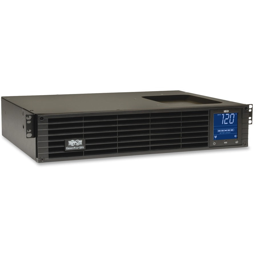 Tripp Lite UPS 1000VA 700W Smart Rackmount LCD Pure Sine Wave AVR USB 2URM - 2U Rack/Tower - 6.40 Minute Stand-by - 120 V AC Input - 120 V AC Output - 6 x NEMA 5-15R - SMC10002URM - eCommerce Business Prime