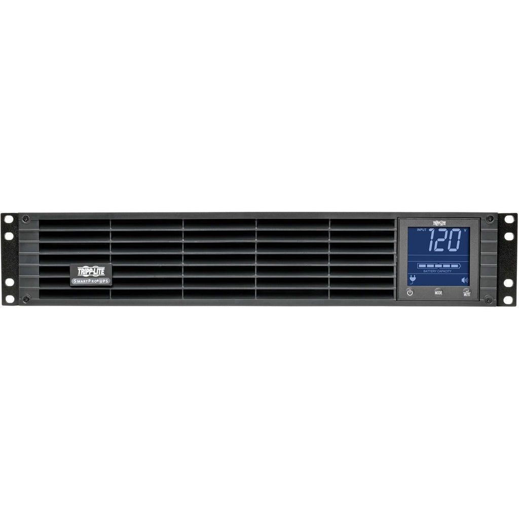 Tripp Lite UPS 1500VA 1000W Smart LCD SMC1500 2U RM Pure Sine Wave AVR USB - 2U Rack/Tower - 6.50 Minute Stand-by - 120 V AC Input - 120 V AC Output - 8 x NEMA 5-15R - TAA Compliant - SMC15002URM - eCommerce Business Prime
