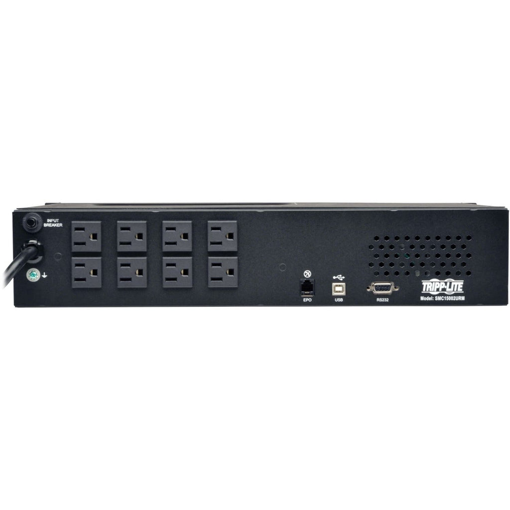 Tripp Lite UPS 1500VA 1000W Smart LCD SMC1500 2U RM Pure Sine Wave AVR USB - 2U Rack/Tower - 6.50 Minute Stand-by - 120 V AC Input - 120 V AC Output - 8 x NEMA 5-15R - TAA Compliant - SMC15002URM - eCommerce Business Prime