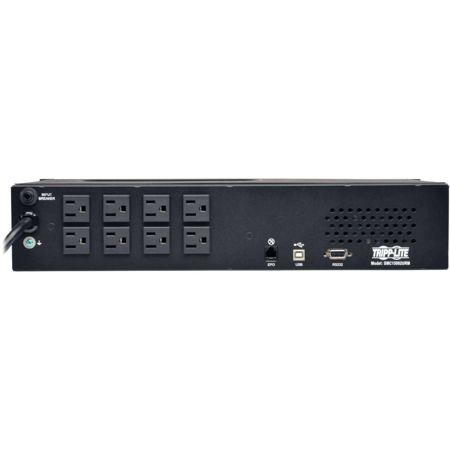 Tripp Lite UPS 1500VA 1000W Smart LCD SMC1500 2U RM Pure Sine Wave AVR USB - 2U Rack/Tower - 6.50 Minute Stand-by - 120 V AC Input - 120 V AC Output - 8 x NEMA 5-15R - TAA Compliant - SMC15002URM - eCommerce Business Prime