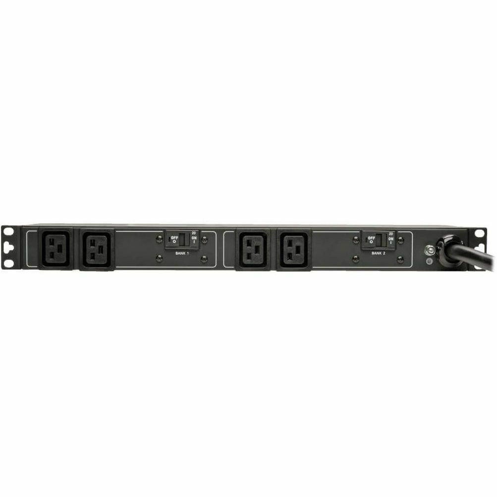 Tripp Lite PDU Basic 230V 32A 7.4kW C19 4 Outlet IEC309 Blue Horizontal 1URM - IEC 60309 32A BLUE (2P+E) - 4 x IEC 60320 C19 - 230 V AC - 7.70 kVA - 1URM Horizontal Rackmount, Wall Mountable, Under-co - PDUH32HV19 - eCommerce Business Prime