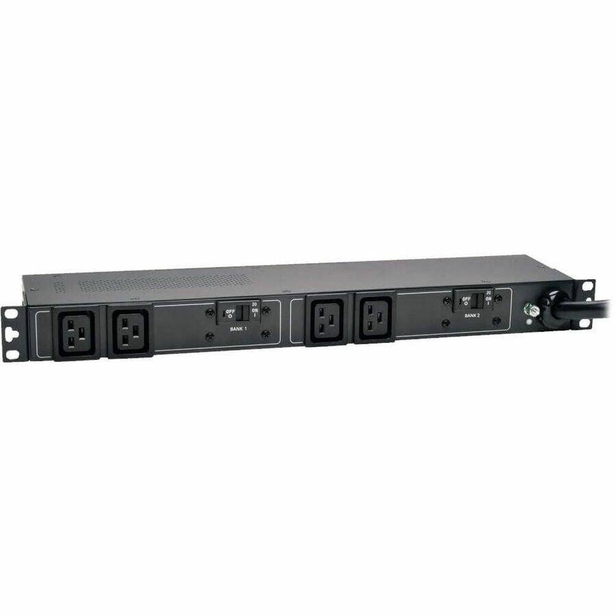 Tripp Lite PDU Basic 230V 32A 7.4kW C19 4 Outlet IEC309 Blue Horizontal 1URM - IEC 60309 32A BLUE (2P+E) - 4 x IEC 60320 C19 - 230 V AC - 7.70 kVA - 1URM Horizontal Rackmount, Wall Mountable, Under-co - PDUH32HV19 - eCommerce Business Prime