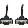 Tripp Lite 25ft Low Profile VGA Coax Monitor Cable High Resolution HD15 M/M - Coaxial for Video Device, Monitor - 25 ft - 1 x HD-15 Male VGA - 1 x HD-15 Male VGA - Nickel Plated, Gold-plated Contacts ...  - P502-025-SM - eCommerce Business Prime
