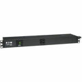 Tripp Lite PDU Metered 120V 15A 5-15R 13 Outlet 5-15P Horizontal 1URM 6ft Cord - NEMA 5-15P - 13 x NEMA 5-15R - PDUMH15-6 - eCommerce Business Prime