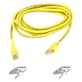 Belkin Cat5e Cable - RJ-45 Male - RJ-45 Male - 1ft - Yellow - A3L791-01-YLW-S - eCommerce Business Prime