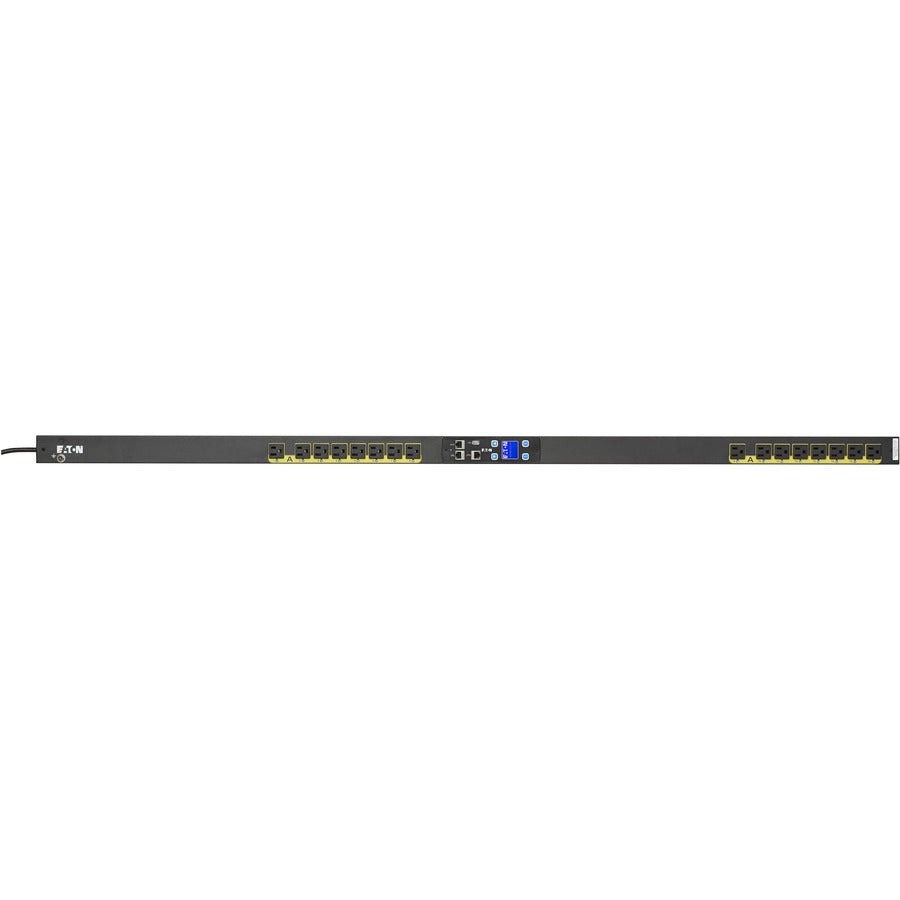 Eaton Managed Rack PDU 1.44 kW max 120V 12A 0U 16 Outlet Single-Phase PDU - NEMA 5-15P - 16 x NEMA 5-20R - 120 V AC - 1440 W - Network (RJ-45) - 36U - Vertical - Rack-mountable - EMA112-10 - eCommerce Business Prime