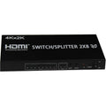 4XEM 2x8 Port HDMI video switcher/splitter - 4XEM 2x8 Port high speed HDMI video switcher/splitter fully supporting 1080p, 3D for Blu-Ray, gaming consoles and all other HDMI compatible devices - 4XHDMI2X84K - eCommerce Business Prime