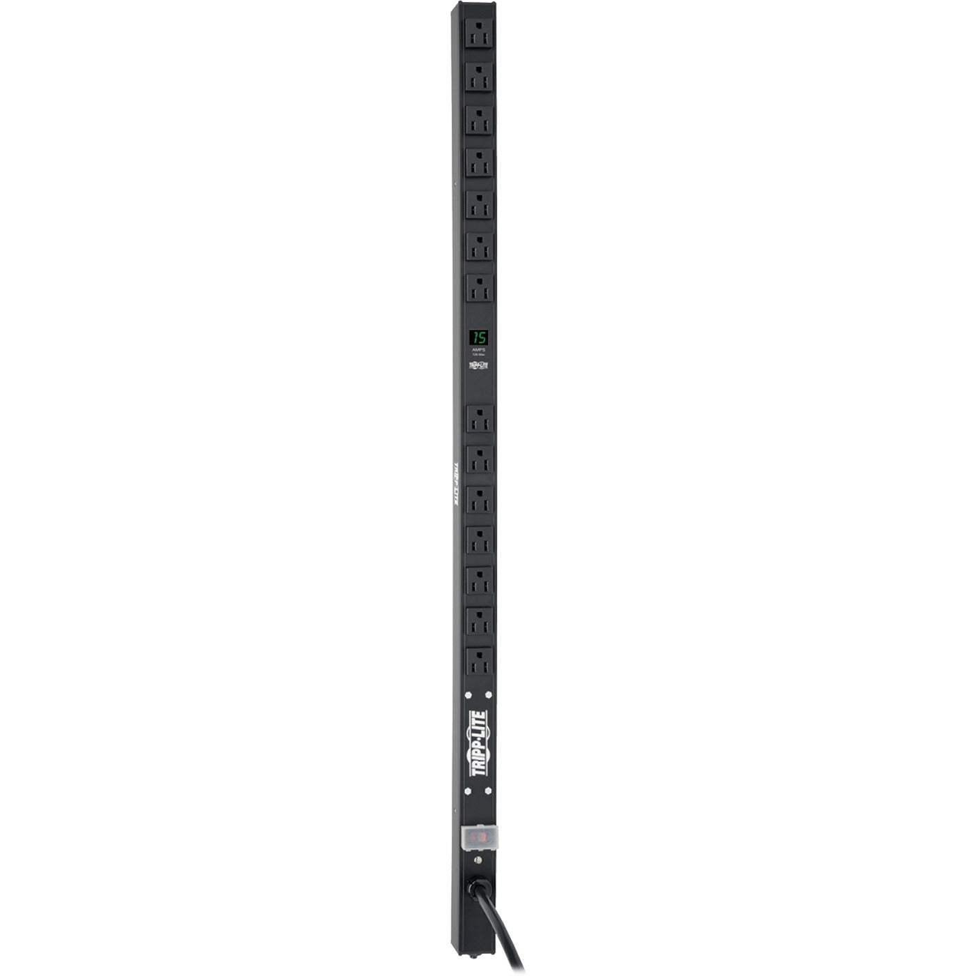 Tripp Lite PDU Metered 120V 15A 5-15R 14 Outlet 5-15P 36 Inch Height 0URM - NEMA 5-15P - 14 x NEMA 5-15R - PDUMV15-36 - eCommerce Business Prime