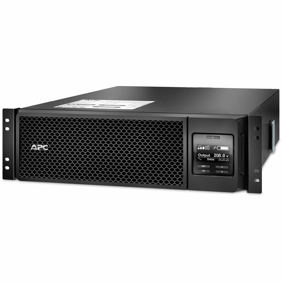 APC by Schneider Electric Smart-UPS SRT 5000VA RM 208V IEC - 3U Rack-mountable - 1.50 Hour Recharge - 4 Minute Stand-by - 208 V AC Input - 208 V AC Output - 4 x IEC 60320 C19, 4 x IEC 60320 C13 - SRT5KRMXLT-IEC - eCommerce Business Prime