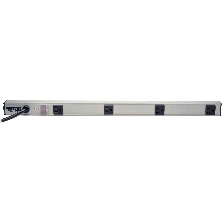 Tripp Lite Power Strip 120V 5-15R 4 Outlet 6' Cord 24 Inch Length Vertical - NEMA 5-15P - 4 x NEMA 5-15R - 6 ft Cord - 120 V AC Voltage - 1800 W - Rack-mountable - PS240406 - eCommerce Business Prime