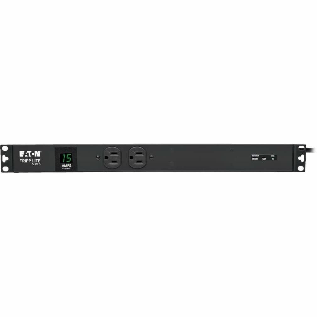 Tripp Lite PDU Metered Isobar Surge 120V 15A 5-15R 14 Outlet 5-15P 1URM - NEMA 5-15P - 14 x NEMA 5-15R - 120 V AC - 1440 W - 1U - Vertical - Wall-mountable, Rack-mountable - PDUMH15-ISO - eCommerce Business Prime