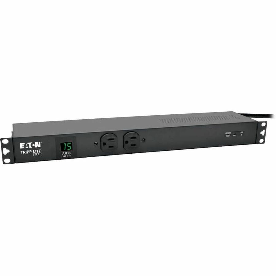 Tripp Lite PDU Metered Isobar Surge 120V 15A 5-15R 14 Outlet 5-15P 1URM - NEMA 5-15P - 14 x NEMA 5-15R - 120 V AC - 1440 W - 1U - Vertical - Wall-mountable, Rack-mountable - PDUMH15-ISO - eCommerce Business Prime
