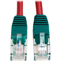 Tripp Lite 10ft Cat5e Cat5 Molded Snagless Crossover Patch Cable RJ45 Red 10' - 10 ft Category 5e Network Cable for Network Device, Switch - First End: 1 x RJ-45 Network - Male - Second End: 1 x RJ-45...  - N010-010-RD - eCommerce Business Prime