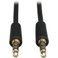 Tripp Lite Mini Stereo Audio Dubbing Cable 3.5mm Connectors M/M 12' 12ft - Mini-phone for iPod, iPhone, MP3 Player, Microphone, Speaker, Headphone - 12 ft - 1 x 3.5mm Male Stereo Audio - 1 x 3.5mm Mal - P312-012 - eCommerce Business Prime