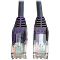 Tripp Lite 10ft Cat5e Cat5 Snagless Molded Patch Cable RJ45 M/M Purple 10' - 10 ft Category 5e Network Cable for Network Device - First End: 1 x RJ-45 Network - Male - Second End: 1 x RJ-45 Network - ...  - N001-010-PU - eCommerce Business Prime