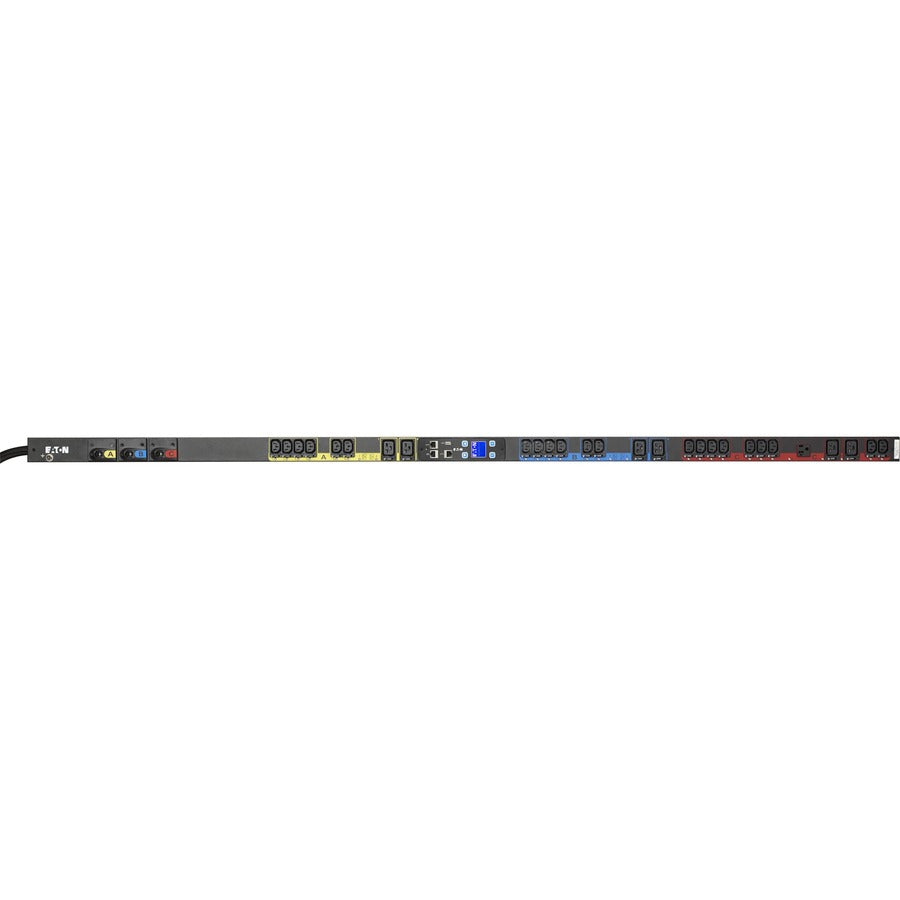 Eaton Managed Rack PDU 8.64 kW max 120/208V 24A 50-60Hz 0U Three-Phase PDU - Switched - NEMA L21-30P - 1 x NEMA 5-20R, 6 x IEC 60320 C19, 21 x IEC 60320 C13 - 120 V AC, 230 V AC - 8640 W - Network (RJ...  - EMA333-10 - eCommerce Business Prime
