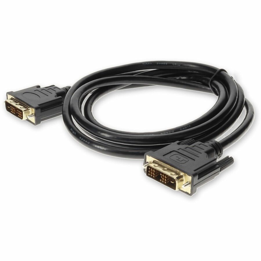 5PK 6ft HP DC198A Comp DVI-D Single Link (18+1 pin) Male to DVI-D Single Link (18+1 pin) Male Black Cables For Resolution Up to 1920x1200 (WUXGA) - 100% compatible and guaranteed to work - DC198A-AO-5PK - eCommerce Business Prime
